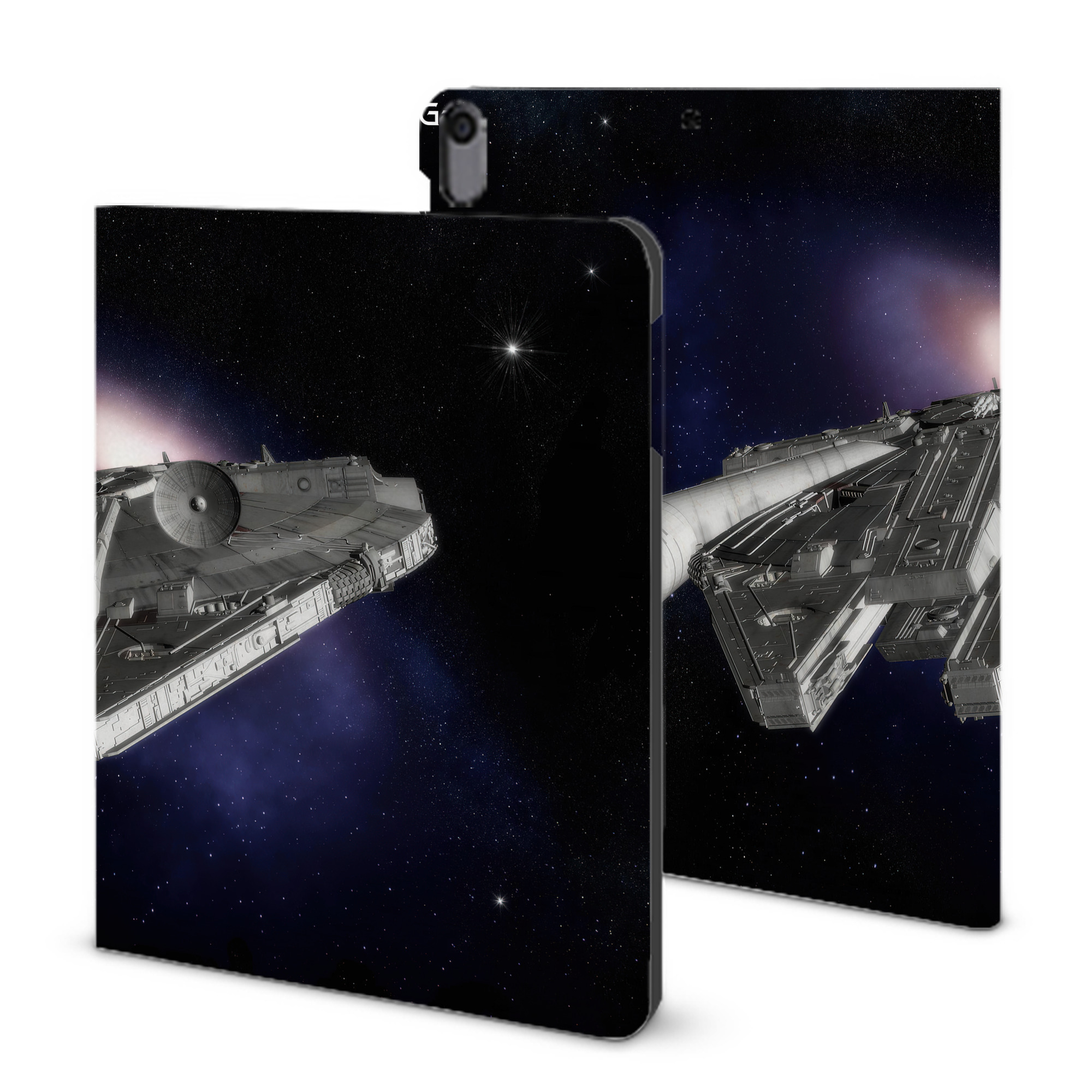 （画像用） スター・ウォーズ Star Wars IPad ケース ブック型 PUレザー TPU 耐衝撃 軽量 薄型 ペン収納なし 全面保護 IPad 各モデル対応